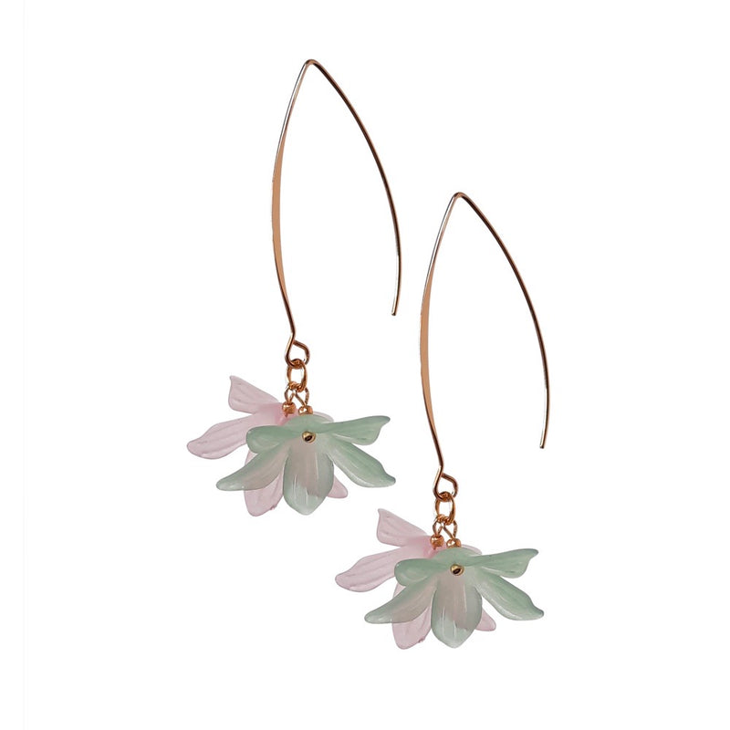 Long Lily Drop Earrings