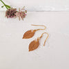 Filigree Small Leaf Earrings