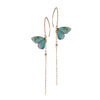 Butterfly Earrings, Simple Drop.