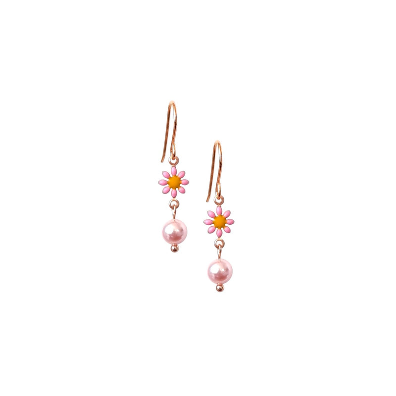 Daisy Pop Pearl Earrings