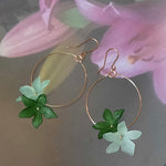 Lily Drop Loop Earrings